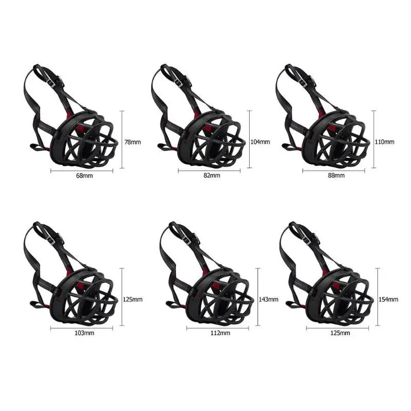 Намордник для домашних животных пластиковый анти намордник против лая укусов