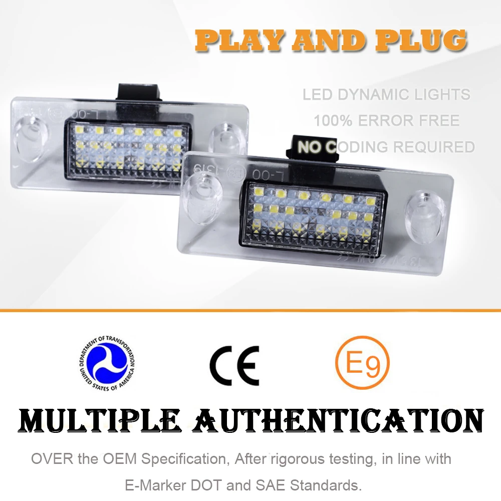 2x Светодиодный светильник без ошибок для задней панели A4 B5 Avant A3/S3 Limousine A3 8L