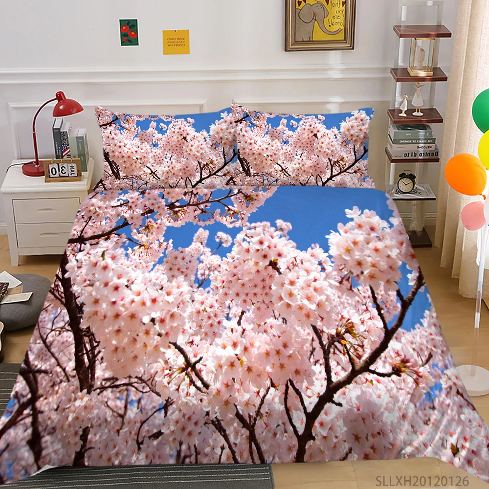 

Home Textile 3D Bedding Set Luxury Duvet Cover Set Pillowcase Flowers Printing King Queen Full Double Single Bedroom Decor