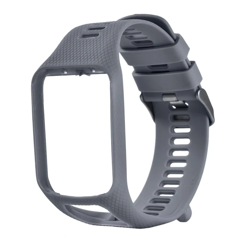 Серый Для Tomtom ремешок сменный ремешок для Tomtom Runner 3/Adventurer/Golfer 2/Runner 2 Cardio/Spark 3 музыкальные умные аксессуары - Цвет: Серый