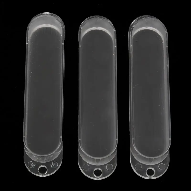 Прозрачные закрытые одинарная катушка звукоснимателя для Fender электрогитара Strat -