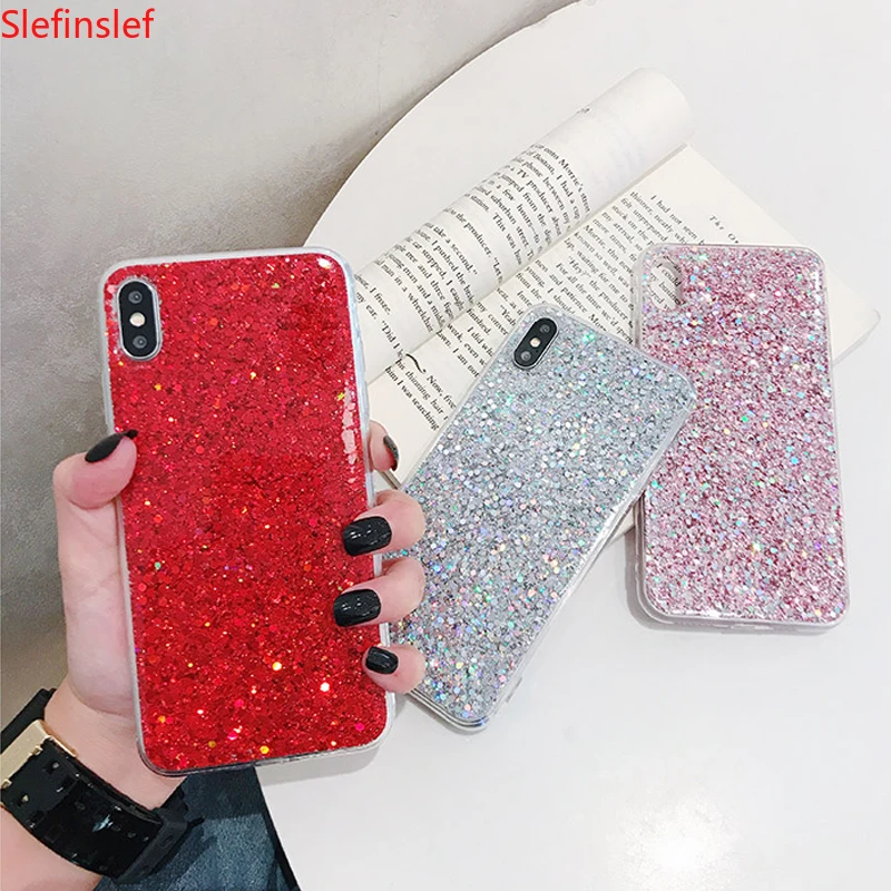 Чехол с блестками для Huawei Nova 6 5 5i 3i 3 4 P30 P20 Lite Mate 30 20 Pro Honor 20s 8X 10 9|Бамперы| |