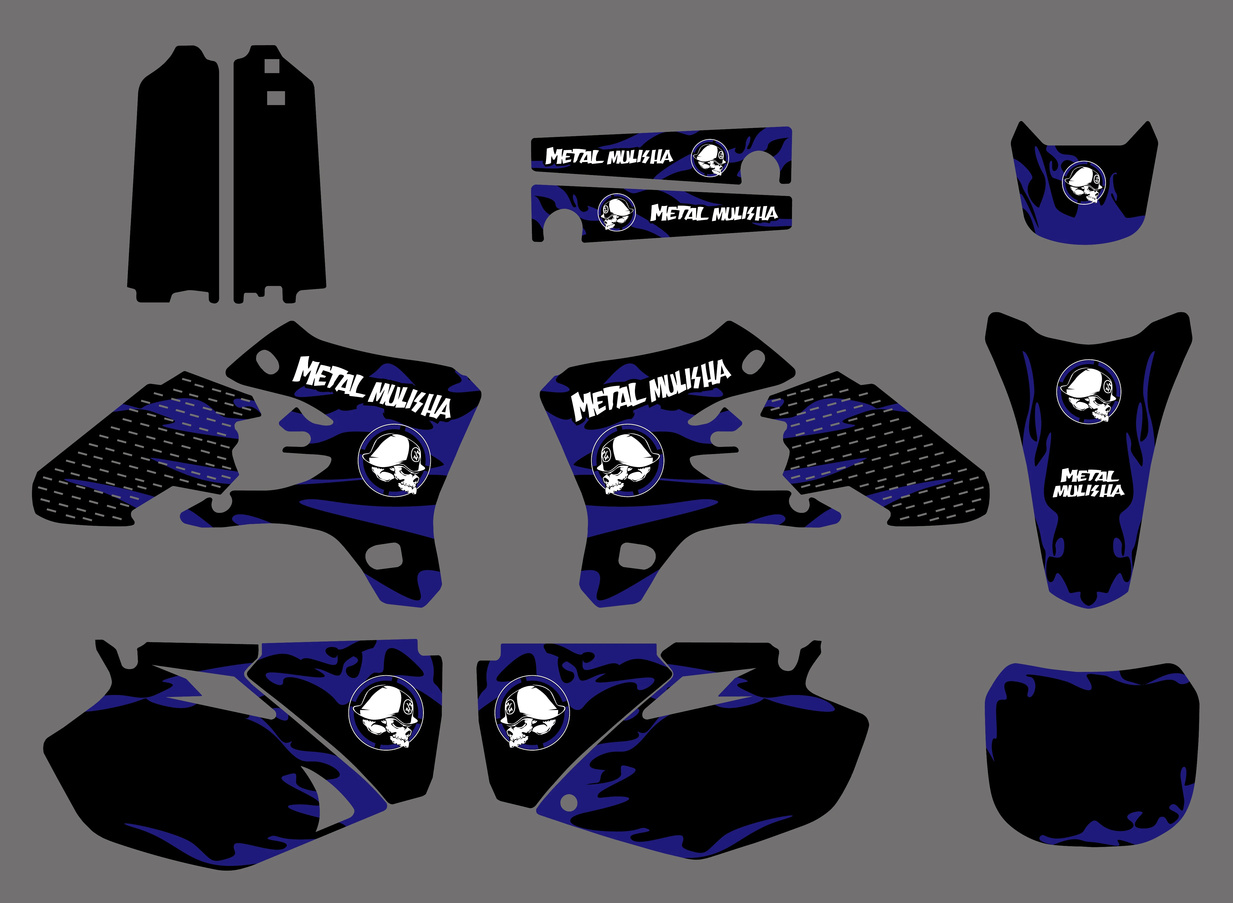 Наборы наклеек для графики и фонов Yamaha YZ250F YZ450F YZF250 YZF450 2003 2004 2005 YZ 250 450 F YZF 450|sticker