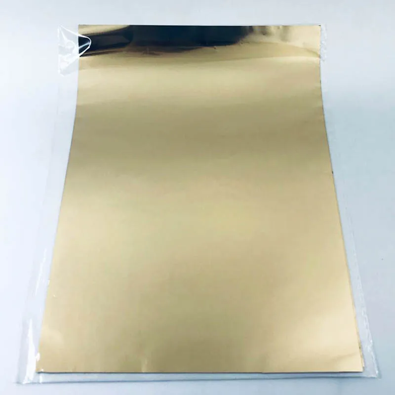 50Pcs New Gold Black Red Hot Stamping Foil Paper Laminator Laminating Transfer on Elegance Laser Printer Craft Paper 20x29cm A4 images - 6