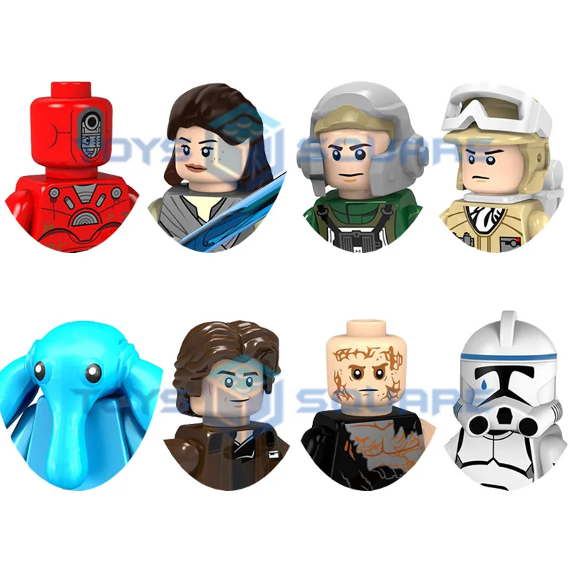 Конструктор игрушечный Kessel робот Рей повстанцы пилот Макс ребо Хан Соло Энакин