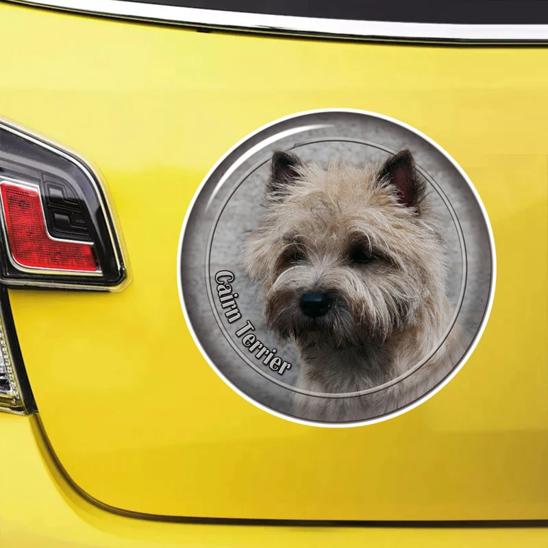 

S61986# Cairn Terrier Self-adhesive Decal Car Sticker Waterproof Auto Decors on Bumper Rear Window Laptop Choose Size