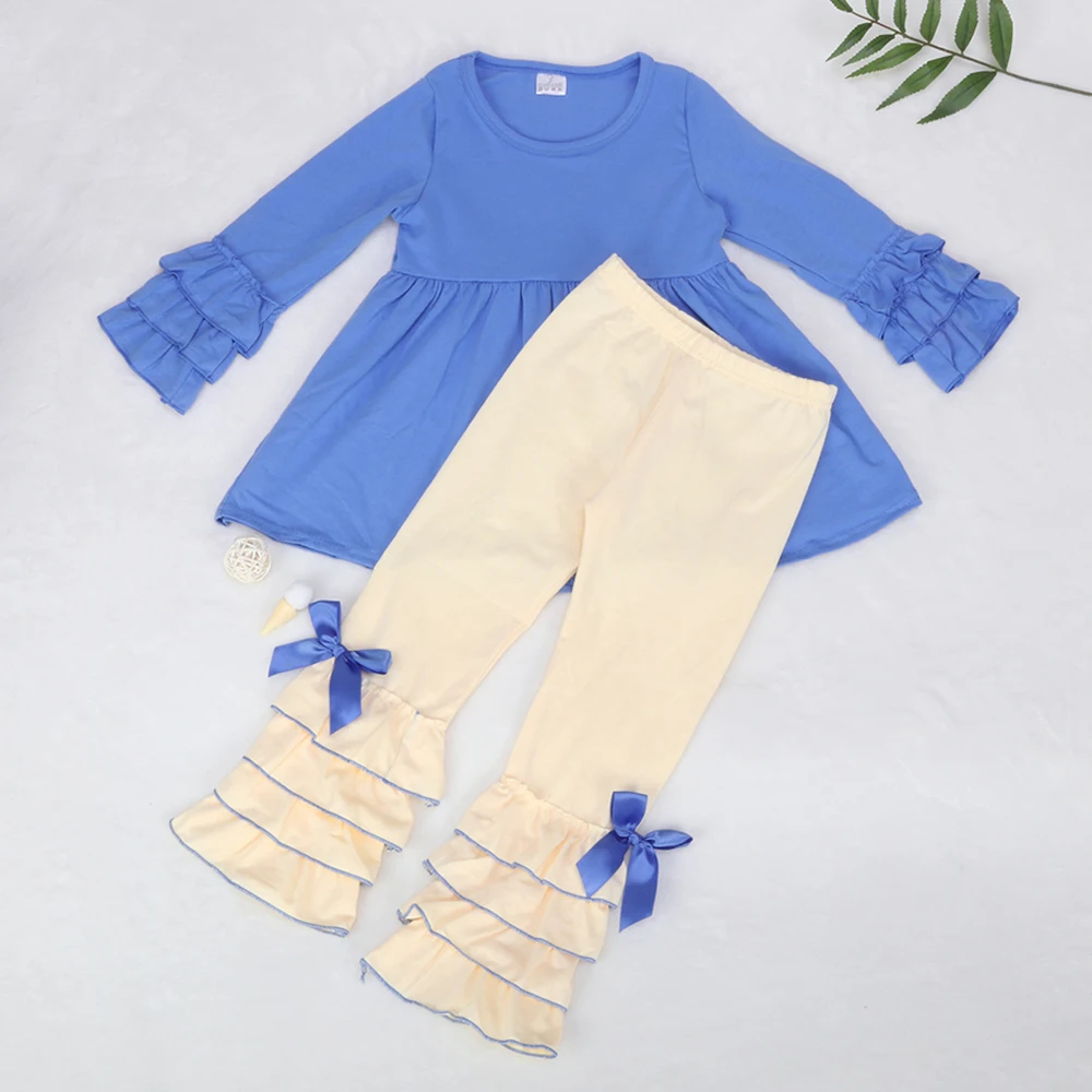 Оптовая цена одежда для малышей подарки хлопковое платье с оборками маленьких