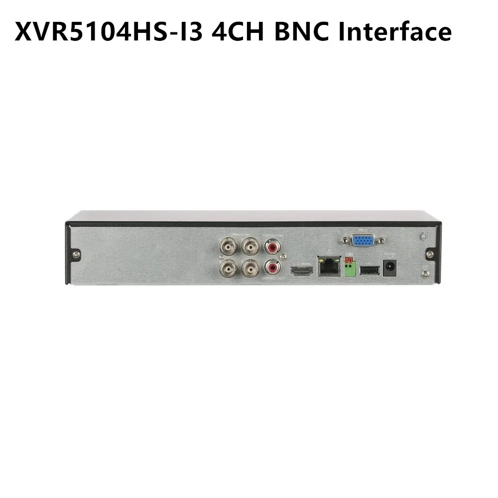 Записывающее устройство Dahua XVR5104HS-I3 4CH & XVR5108HS-I3 8CH & XVR5116HS-I3 16CH WizSense XVR поддерживает до 6Мп IP-камер и 5Мп HDCVI.