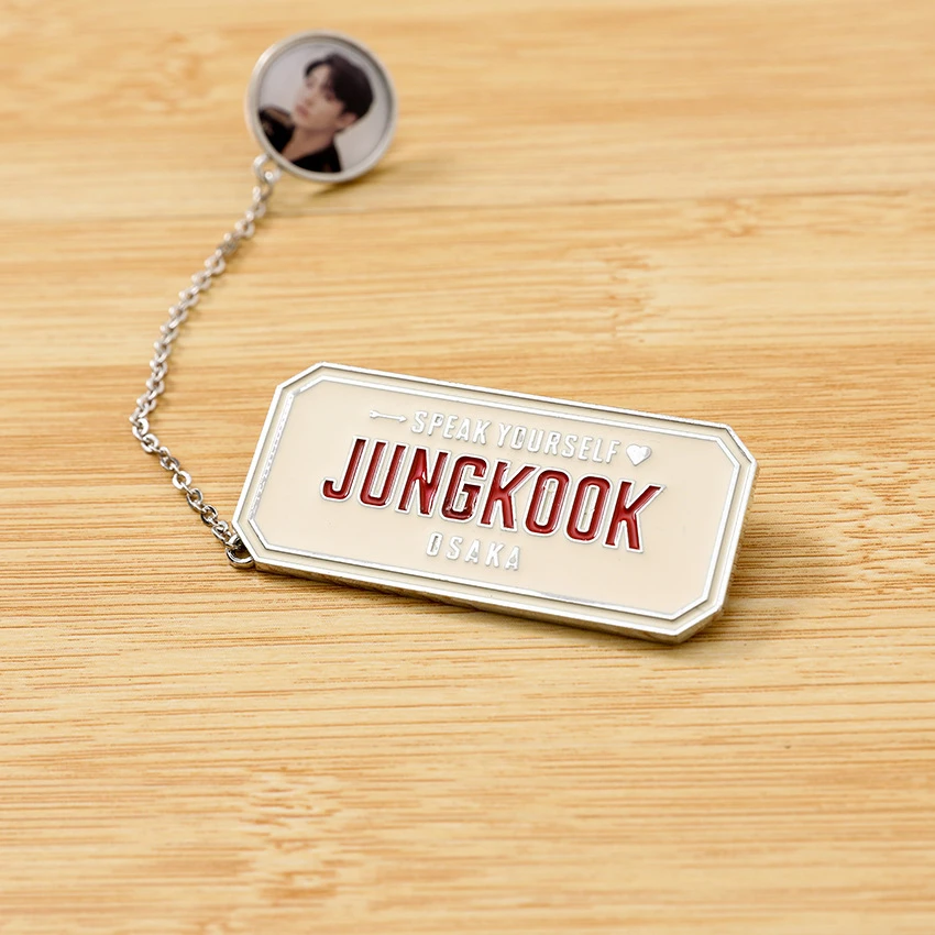 Kpop Bangtan металлическая брошь значок Япония поле же пункт FC ограниченная посылка Сумки На Плечо белая тканевая сумка макияж портмоне