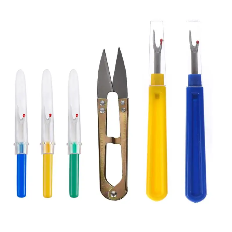 3 шт. приспособление для снятия швов инструмент ниток с ножницами обрезки сделай