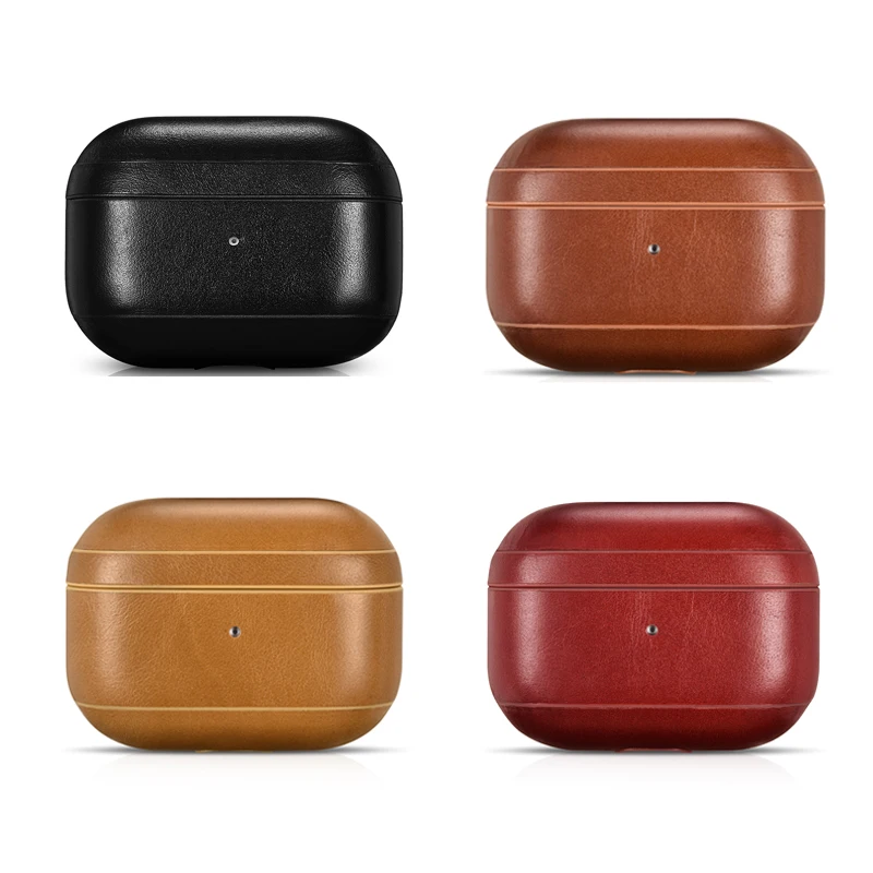 Чехол для Apple Airpods Pro чехол из натуральной кожи защитный беспроводных наушников Air