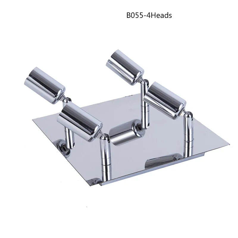 B055-4H 1/2/4/6 головок с крышкой вверх/вниз вращающийся светодиодный настенный канделябр с регулируемым углом наклона лестничный коридор кухня прикроватный настенный светильник GU10 прожектор - Цвет абажура: B055-4H