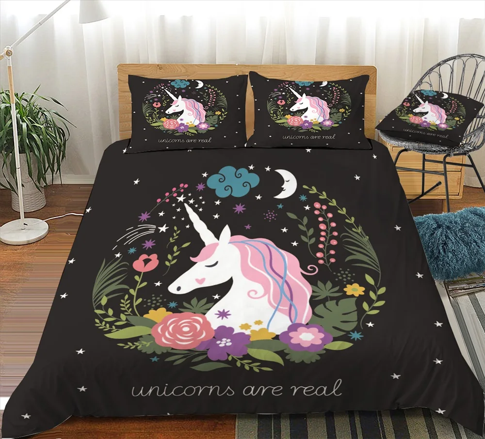 Роскошный комплект постельного белья розового цвета с пододеяльником для