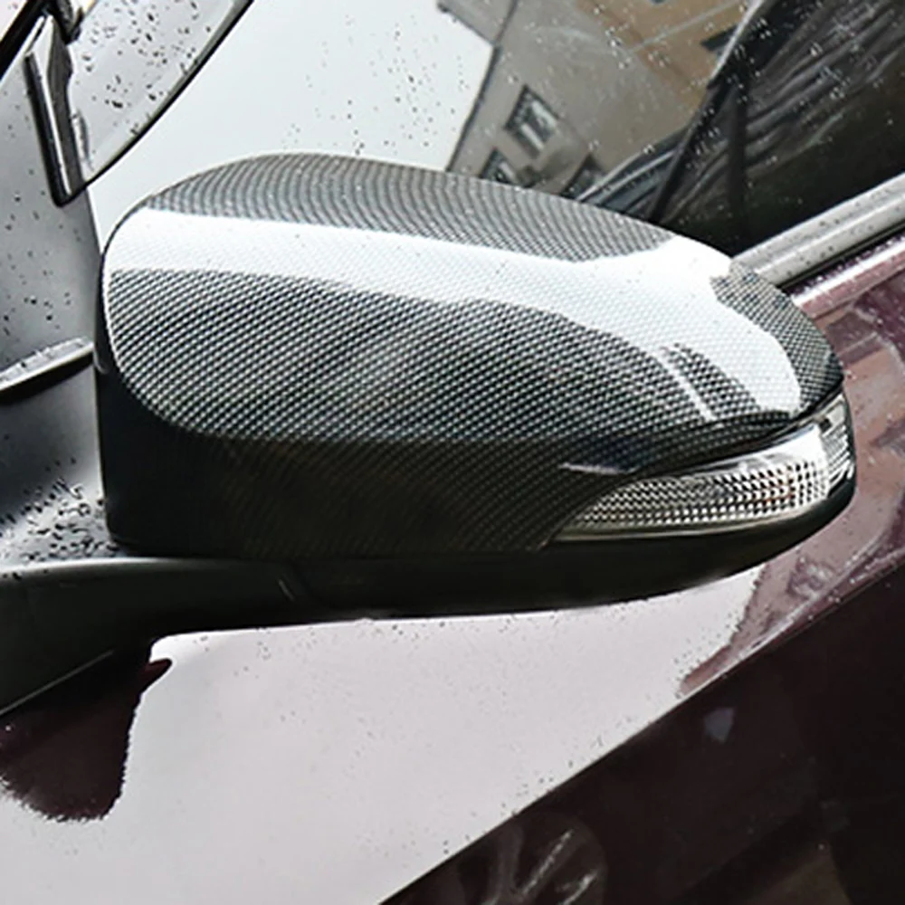 Для Toyota Corolla E170 2013 2017 Camry XV50 2014 углеродное волокно цветной дверной зеркальный