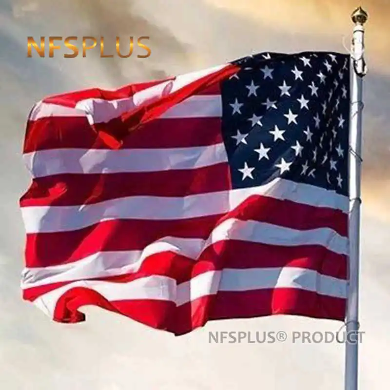 Американский флаг США 3x5 футов полиэстер с принтом звезды размытый 90x150 см