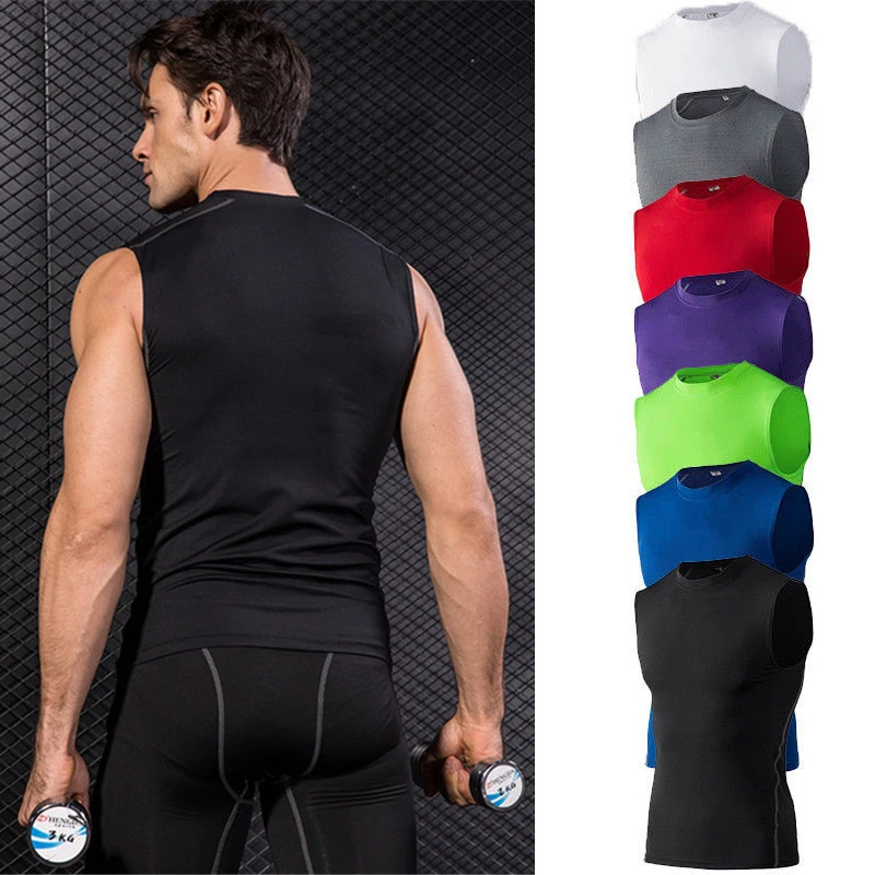 SJ Maurie Мужская Спортивная быстросохнущая футболка без рукавов для бега