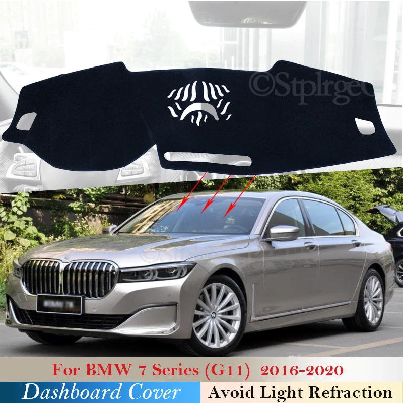 

Dashboard Cover Protective Pad for BMW 7 Series G11 2016 2017 2018 2019 2020 car Accessories Dash Board Sunshade Carpet Anti-UV