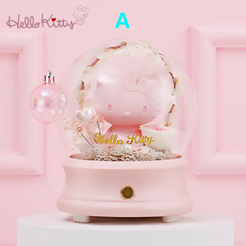 Новинка Япония Hello Kitty прессованный свежий цветок Bluetooth беспроводной динамик