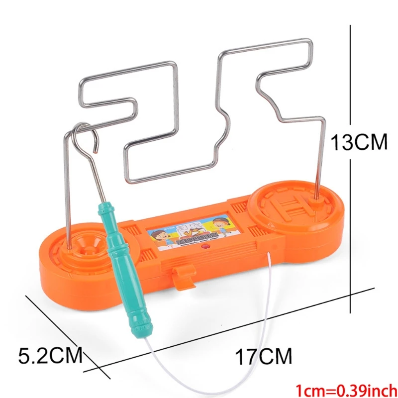 

Don't Buzz The Wire Game, Electric Circuit Science Kit DIY Educational Toy Set for Kids Teens Adults