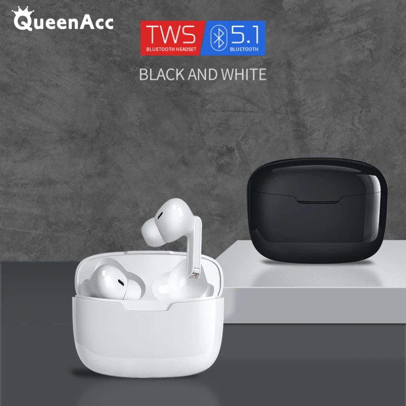 

Новые беспроводные Bluetooth наушники QueenAcc, TWS наушники-вкладыши, Спортивная гарнитура, стереонаушники с микрофоном для xiaomi HUAWEI oppo PK i9000