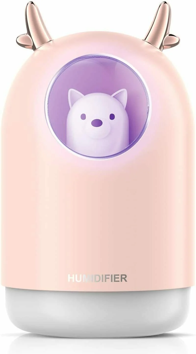 

Portable Aroma Diffuser Cool Mist Humidifier Kids Colour Changing Oil Diffuser