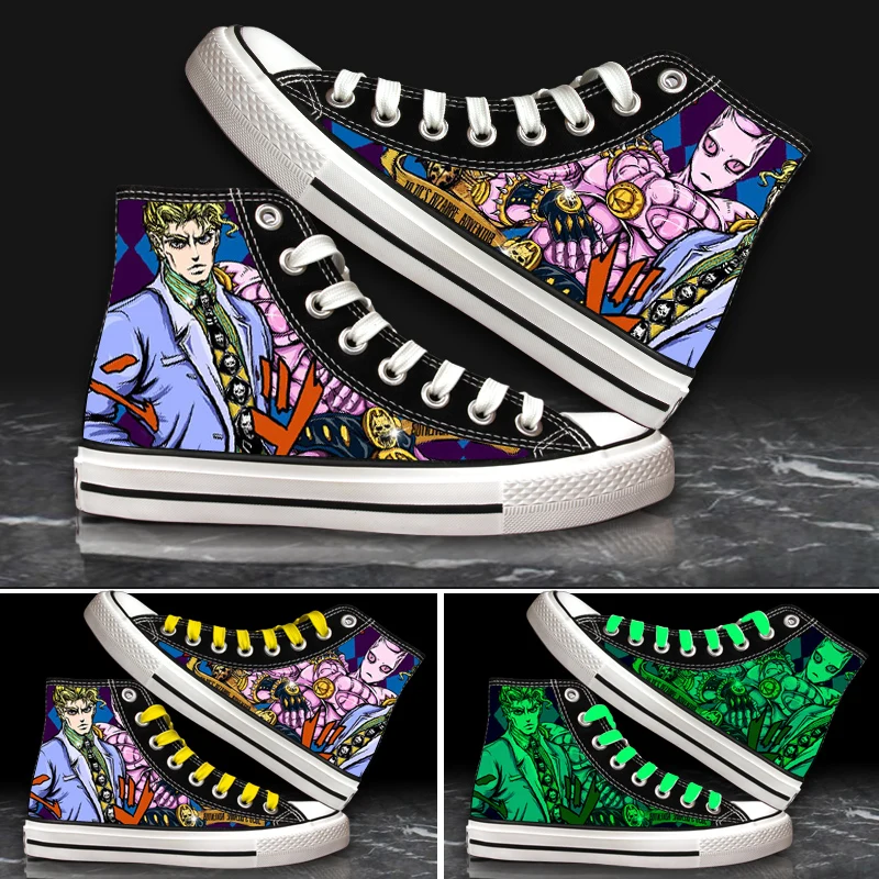 Аниме приключения Джоджо Золотой ветер Леоне abbacchio ночные светильники из канваса