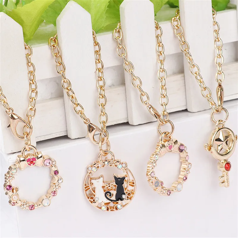 Сейлор Мун Шарм карты Captor Звездный брелок Подвеска на рюкзак авто аксессуары