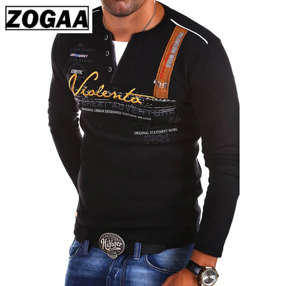 Мужская футболка с длинным рукавом Повседневная принтом 2019|Мужские футболки| |