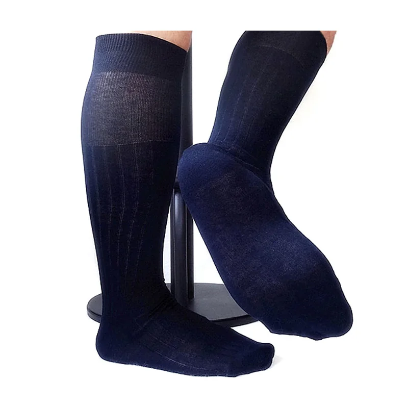 Мужские гольфы полосатые Формальные Длинные носки для костюма сексуальные