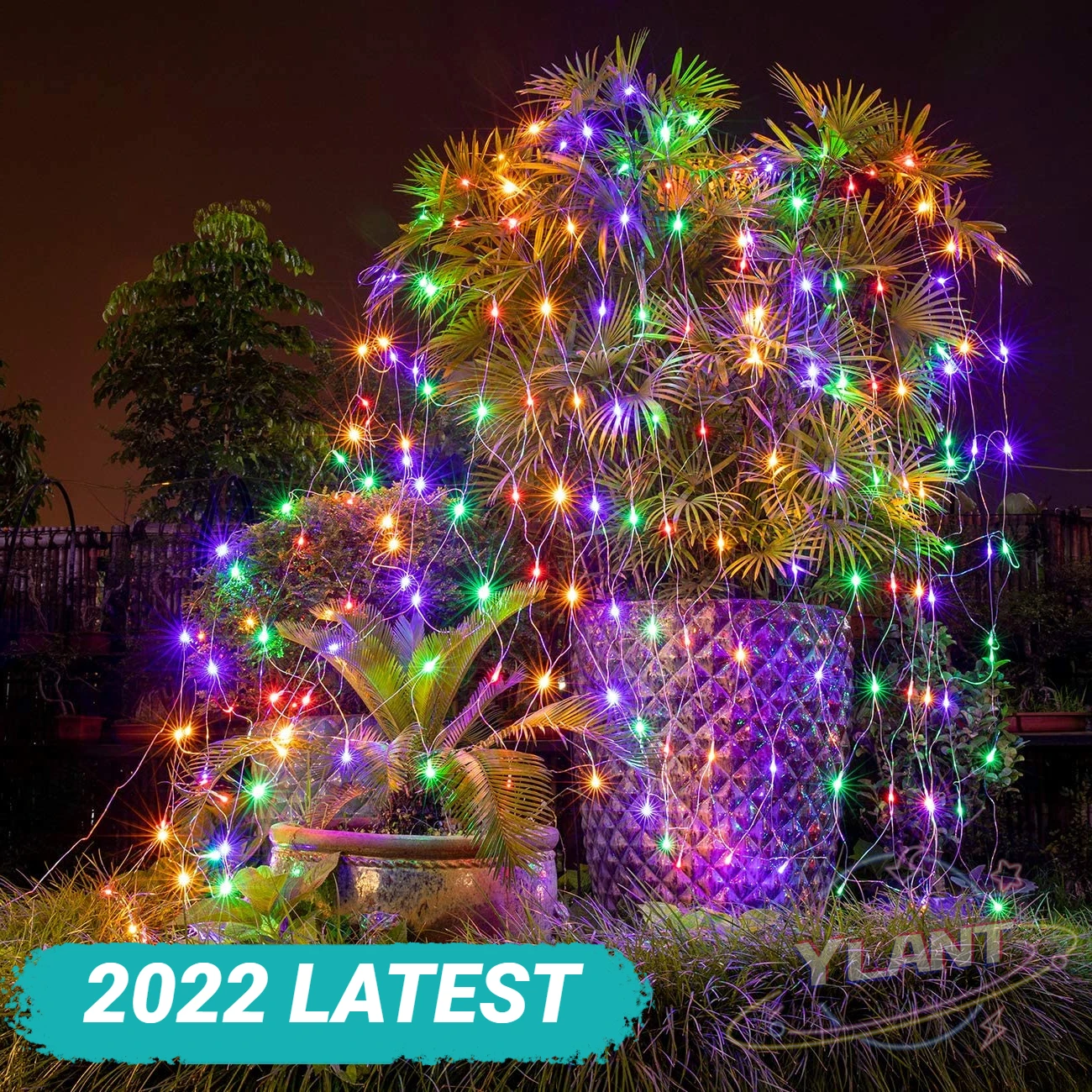 

Светодиодная гирлянсветильник с 8 режимами, 220 В, 1,5x1,5 м, 3x2 м