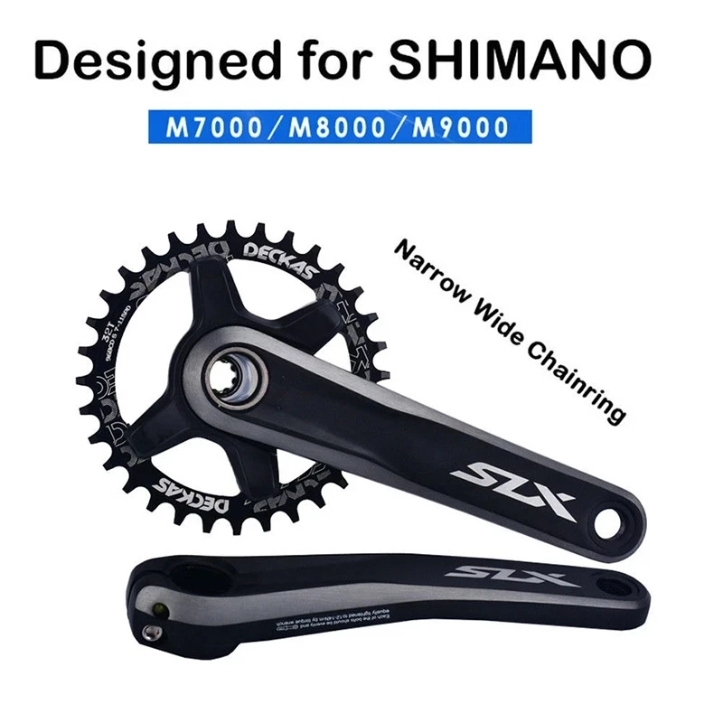 DECKAS 96BCD 40T 42T 44T 46T 48T 50T Асимметричная круглая велосипедная цепь MTB Корона