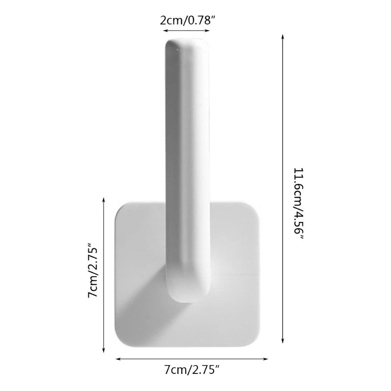 2 шт. настенный бумажный держатель для полотенец подвесной стеллаж хранения