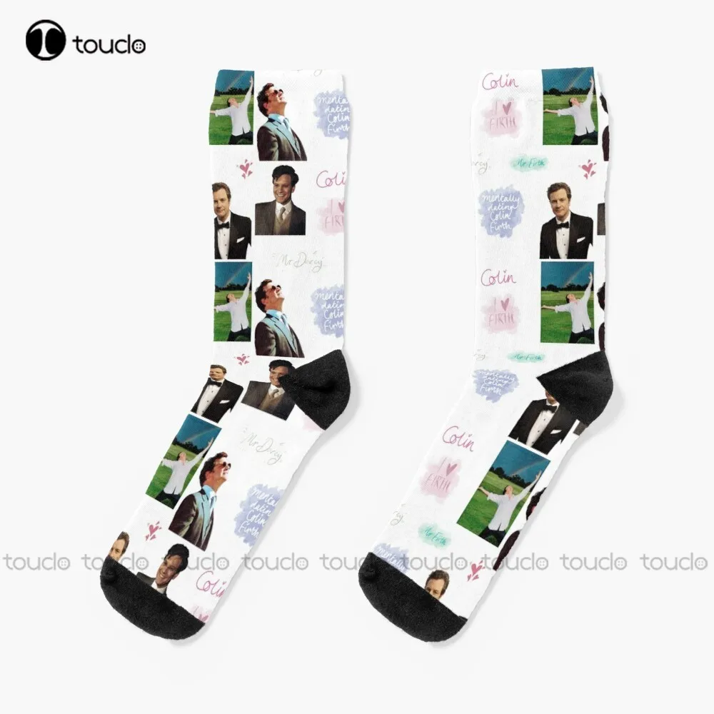 Мужские носки с цифровым принтом на 360 ° |