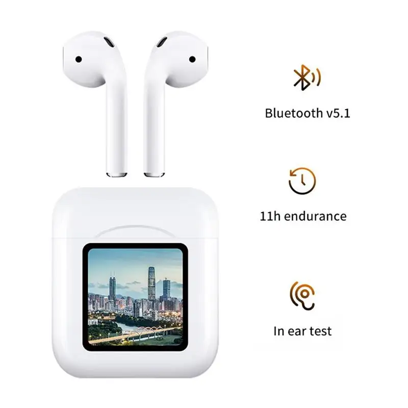 

TWS беспроводные наушники Bluetooth, наушники-вкладыши с зарядным футляром, Спортивная игровая беспроводная гарнитура, наушники Bluetooth 5