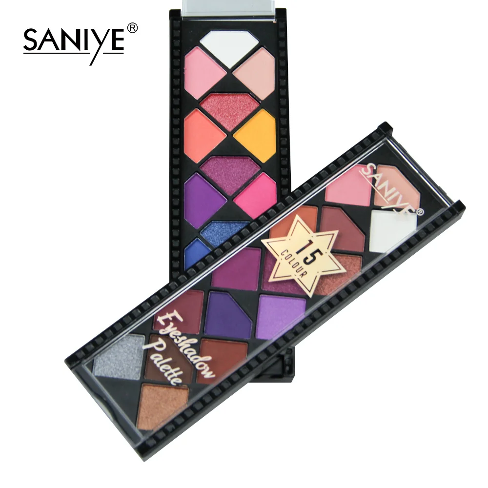 SANIYE Advanced Diamond тени для век палитра красоты блестящие Палитра матовый макияж глаз