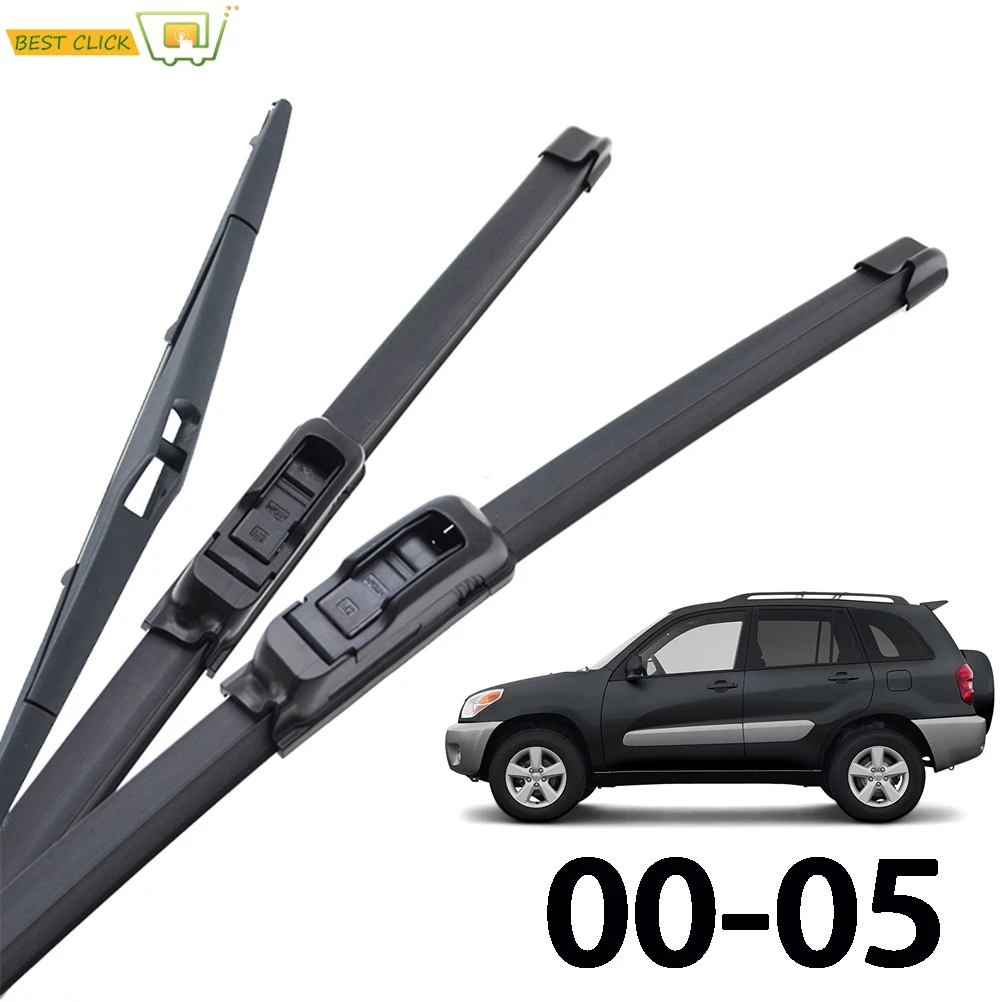 Misima Windshield Windscreen Wiper Blades For Toyota RAV4 XA20 Front Rear Window Blade 2000 2001 2002 2003 2004