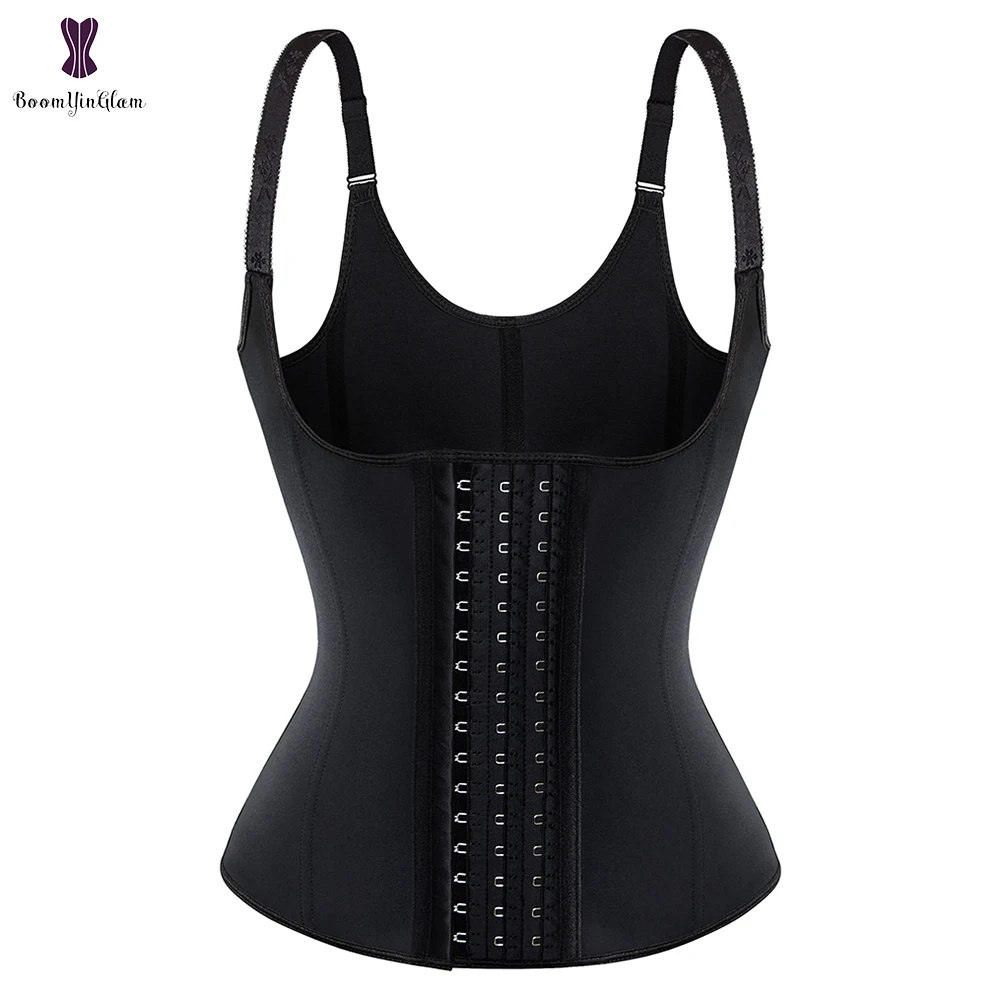 Corset 9 Steel Bones Latex Vest Waist Trainer Orthopedic Korset Slimming Belt Modeling Strap Shapers