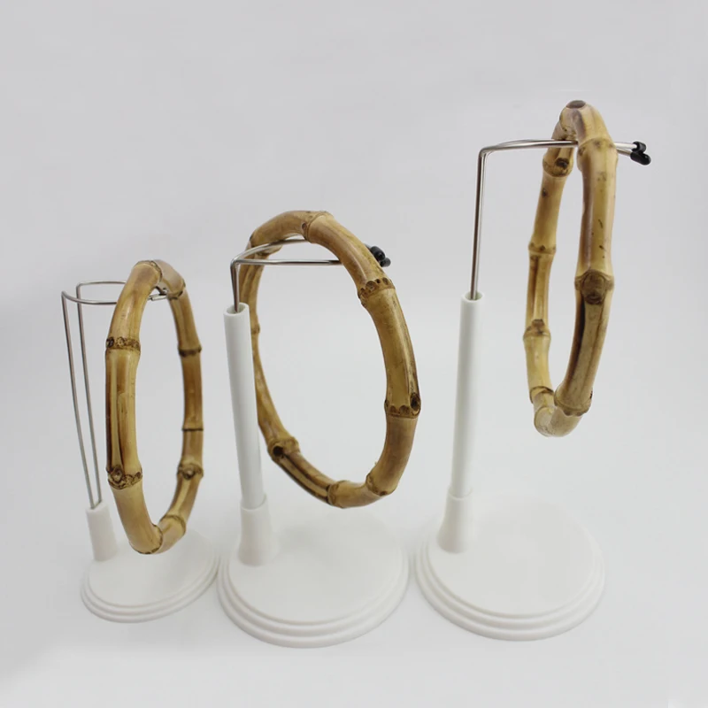 3 пары = 6 штук 12 см Натуральная бамбуковая ручка для кошелька ручная работа