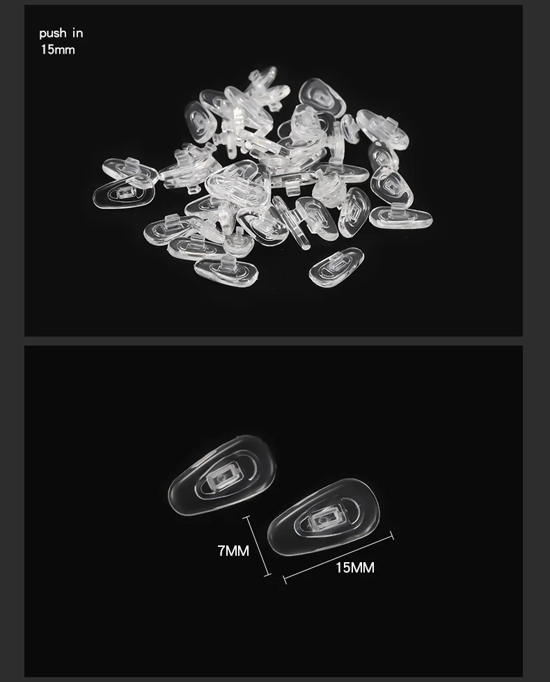 500 шт. накладки для очков детали очков|glasses nose pad|nose padsilicone pads |