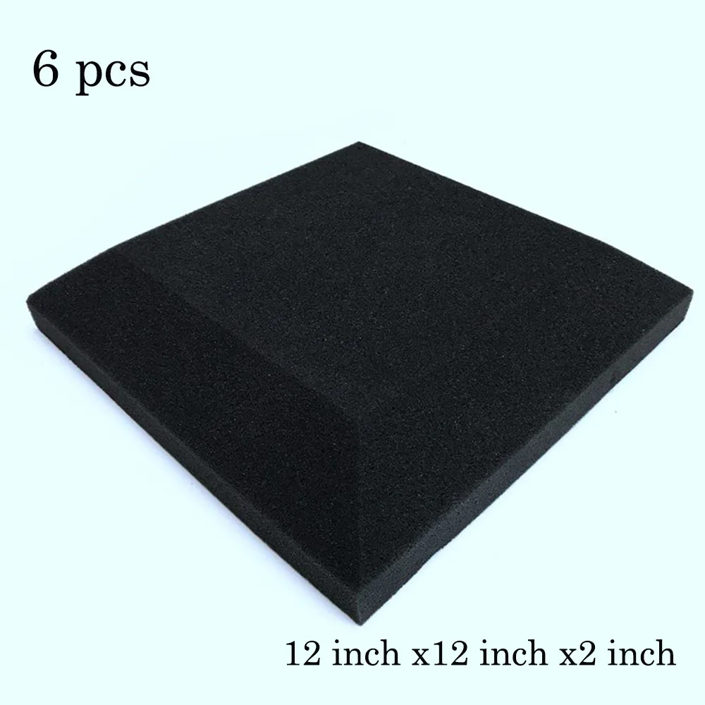 6 шт студийная акустическая пена звукоизоляция потолочная плитка панели студия