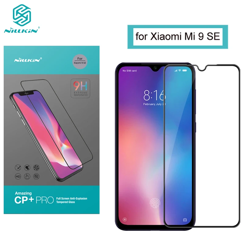 Для Xiaomi Mi 9 SE закаленное стекло Nillkin CP+ Pro 2.5D Полный Клей закаленное стекло для Xiaomi Mi 9 SE защитная пленка