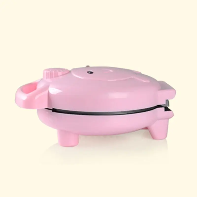 

220V Electric Automatic Cake Machine Mini Cartoon Waffle Sandwich Baking Multifunction Breakfast Maker UK Plug