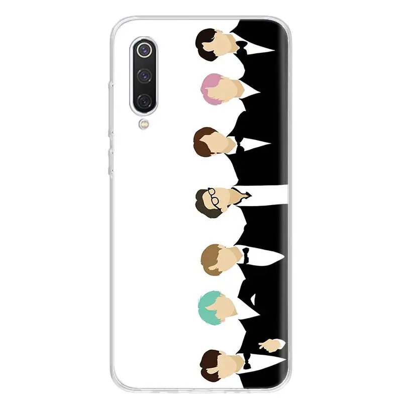 love yourself boys kpop cover phone case for xiaomi redmi note 10 pro 10s 9 9s 8 8t 11t 11s 11 5g 9 9a 9c 9t 8 7 8a 7a soft free global shipping