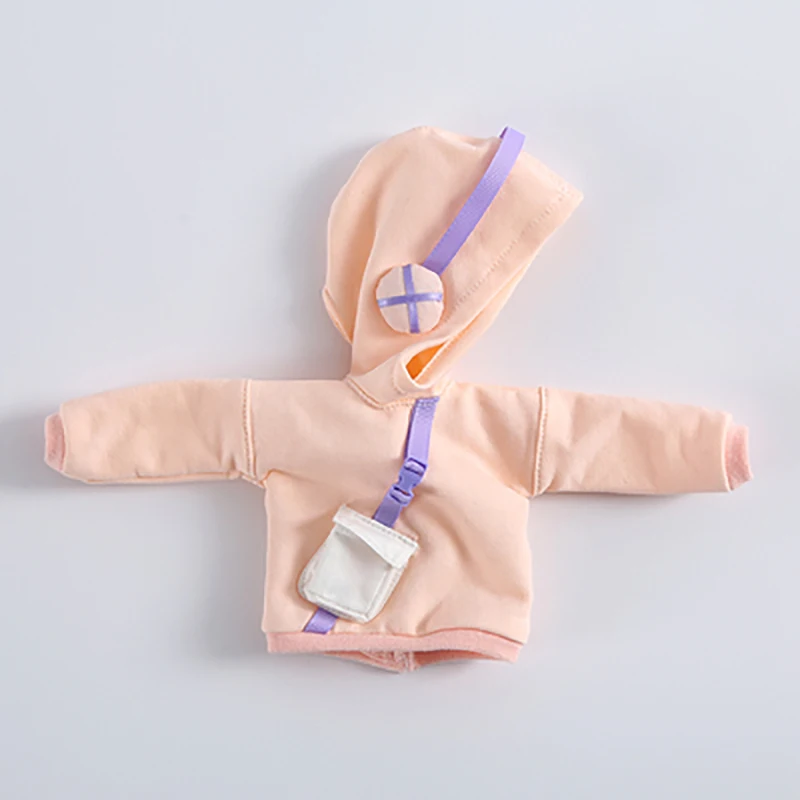 

Adollya BJD Doll Accessories Clothes Earphone Sweater Hooded Top Hoodie Clothes for Doll Real Pocket Suitable for 1/6 Dolls Toys