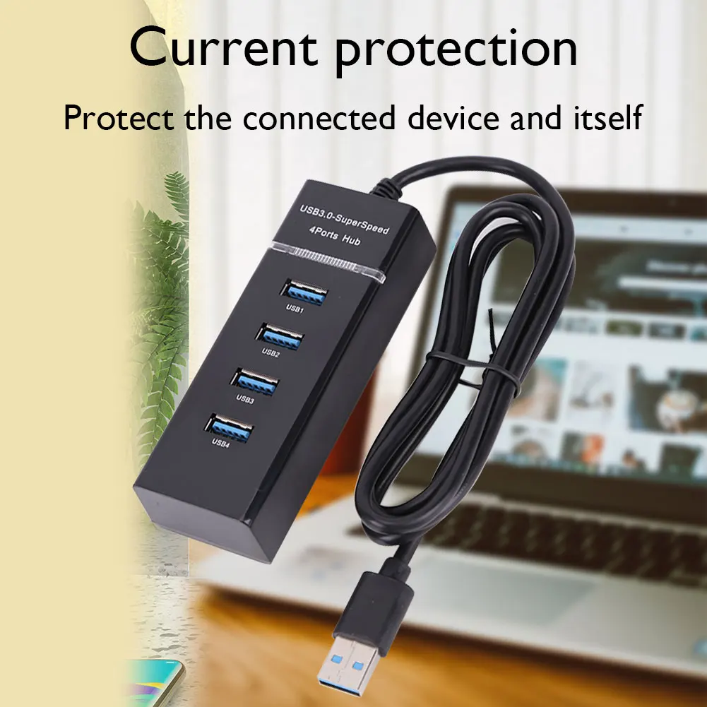 4 порт usb хаб скорость передачи данных до 5 Гбит/с USB3.0 высокоскоростной