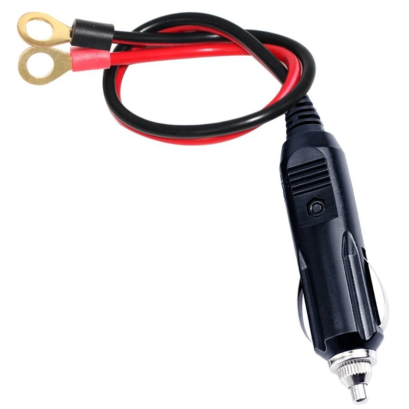 1 фут автомобильный Мужской адаптер для прикуривателя штепсельная вилка к