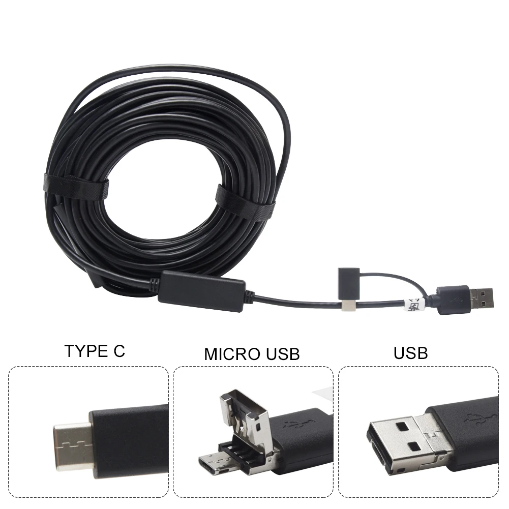 Бороскоп для осмотра автомобильных мобильных телефонов 720P светодиодная