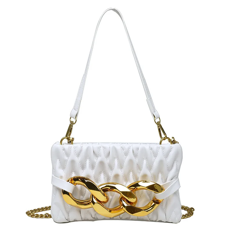 

New Fashion Designer Messenger Handbag Luxury Crossbody Bags Tote Clutch Shoulder Bag Small Square Bag Chain Bag Pleated Bag