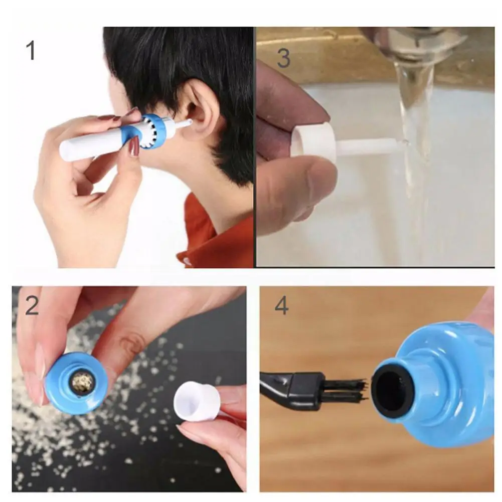 

1 Pcs Electric Cordless Ear Pick Safe Vibration Painless Personal Tool Ear Clean Cleaning Device Dig Care Wax Remover Ear G4P0