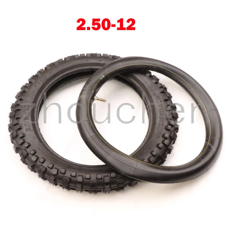 

brand new 2.50-12 Tire or Inner Tube for 49cc Motorcycle Mini Dirt Bike Tire MX350 MX400 Scooter